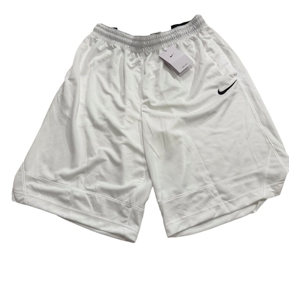 Nike Men's White Athletic Shorts - Picture 1 of 5